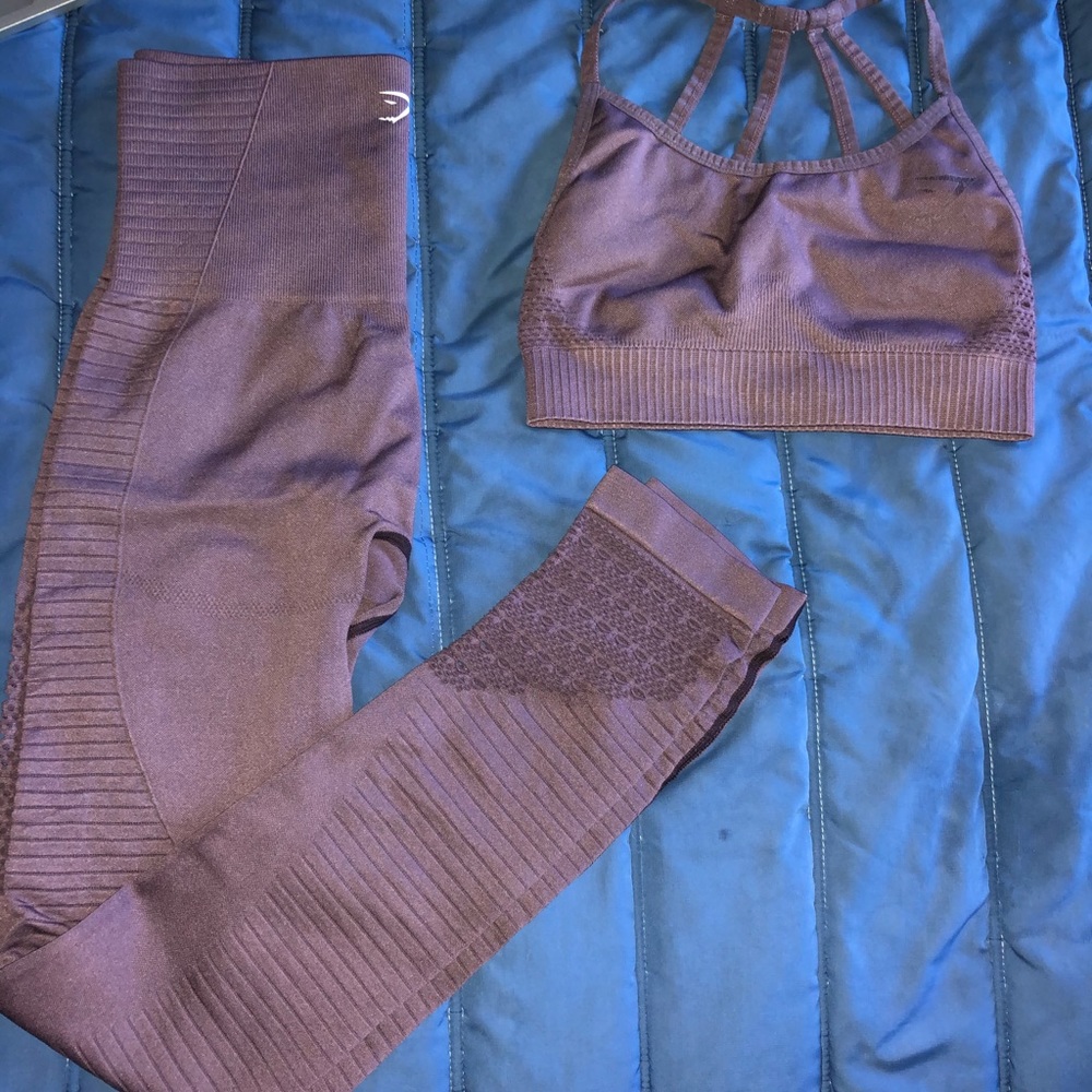 Gymshark energy seamless set